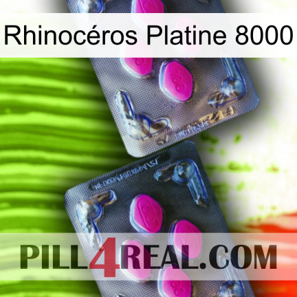 Rhinocéros Platine 8000 01